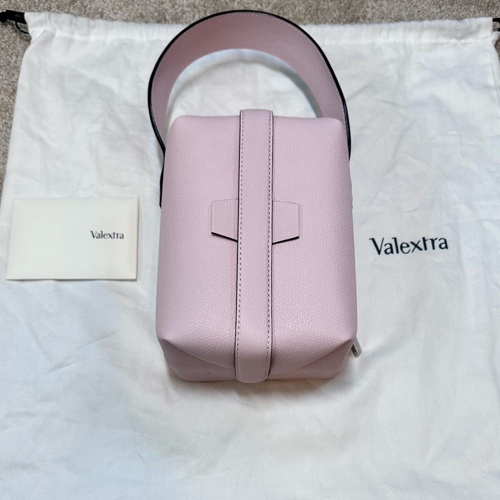 *SOLD*NEW Valextra Tric Trac with Shaped Handle Calf Leather $1380